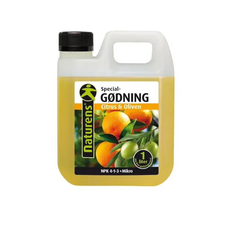 Naturens Gødning Citrus &  1lt Oliven, Npk 4-1-3