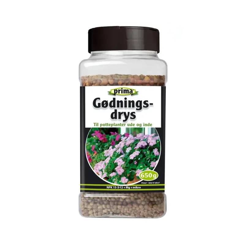 Prima Gødningsdrys    650g Npk 15-3-12+1mg - Naturens