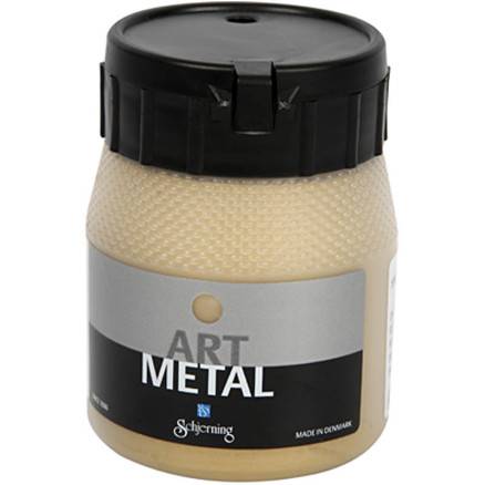 Hobbymaling Metallic, Lys Guld(5102), 250ml/ 1 Fl. - Diverse