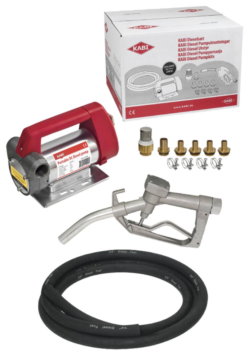 Dieselpumpesæt M/Manuel Pistol 40 Ltr/Min 230v - Kabi