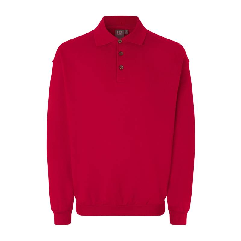 Id Klassisk Herre Sweatshirt - Rød - S
