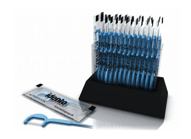 Idento Floss & Stick Single With Tableholder 32 Stk + 1 Stk