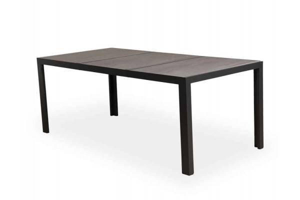 Fanø Paris Keramik Havemøbelsæt - 90x195 Cm - Grå/Grå