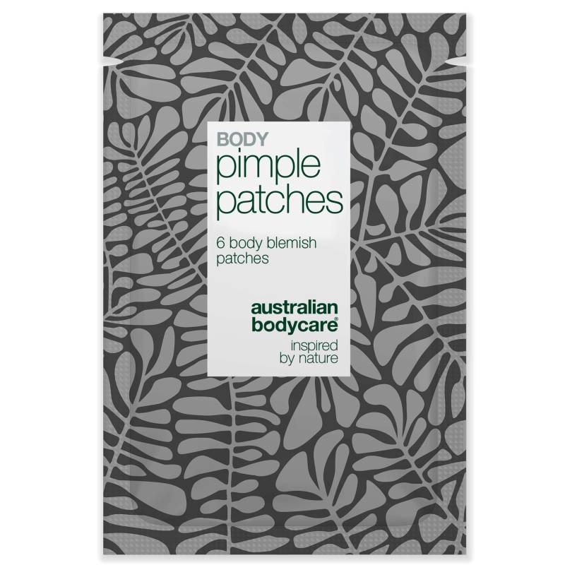 Body Pimple Patches  -  Bumseplastre Til Ryg Og Bryst â€” Effektive Bumseplastre Til Ryg, Bryst Og Skuldre. Absorberer Talg, Beskytter Huden Og Reducerer Urenheder. Perfekt Til Store Udbrud. - 6 Stk. - Australian Bodycare