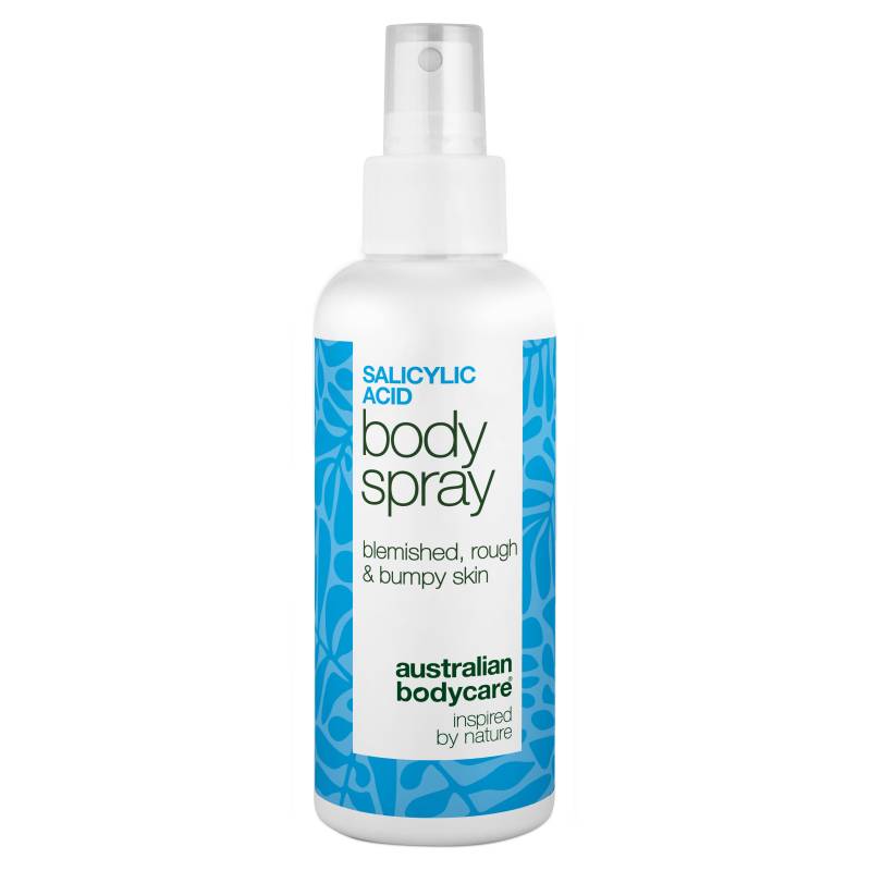 Salicylsyre Spray Mod Bumser Og Uren Hud På Kroppen â€” Salicylsyre Spray Mod Bumser Og Uren Hud. Indeholder Salicylsyre Og Glycolic Acid, Der Renser Porer Og Giver Smuk Hud. - 3 Stk. - Australian Bodycare