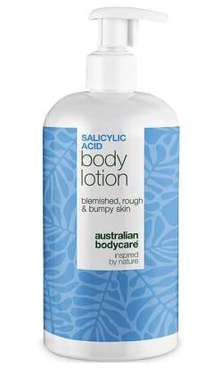 Body Lotion Med Salicylsyre  -  Mod Bumser Og Tør Hud â€” Body Lotion Med Salicylsyre Eksfolierer, Fugter Og Reducerer Bumser, Uren Hud Og Tørre Områder. Perfekt Til Daglig Hudpleje. - 500 Ml / 1 Stk. - Australian Bodycare