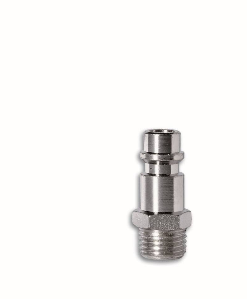 Kgk Trykluft-Stiknippel    1/4" Udvendigt Gevindgruppe 2