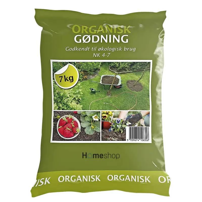 Homeshop Gødning Organisk Nk 4-7 - 7kg - 801pl1006