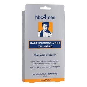 Hanne Bang Hårfjernings-Voks Til Mænd, 24strips