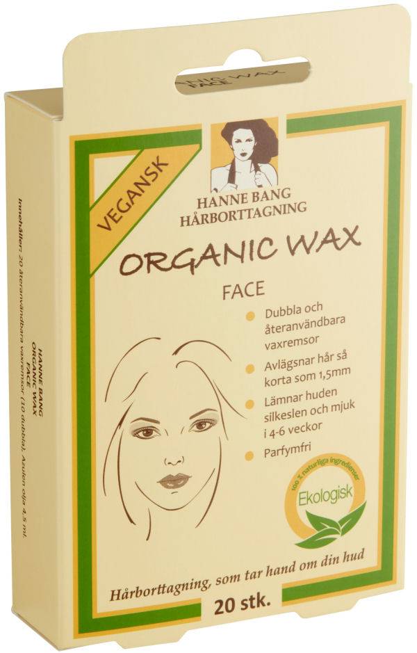 Hanne Bang Hårfjerning Organic Wax Face 20 Stk.