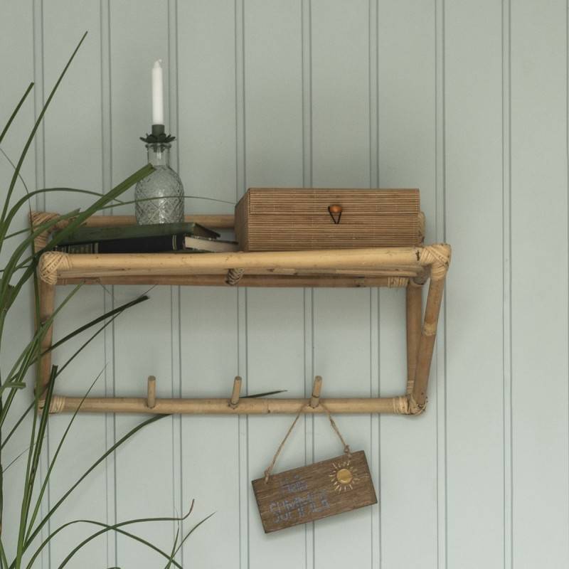 Hylde Rattan M/ 3 Knager - Ib Laursen - L: 50cm