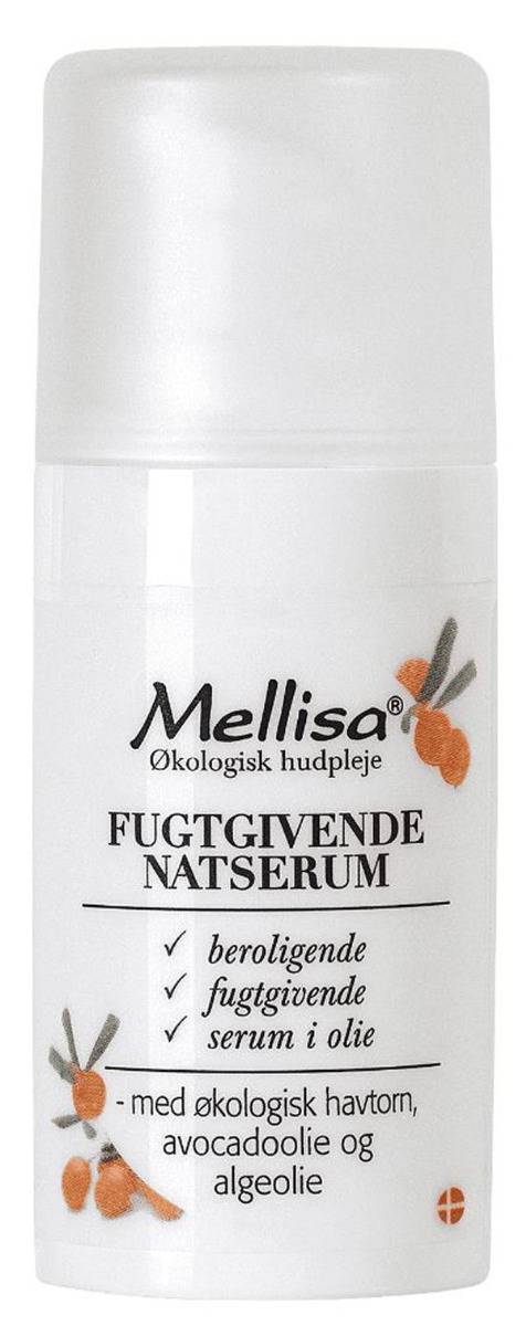 Mellisa økologisk Hudpleje Fugtgivende Natserum 15ml