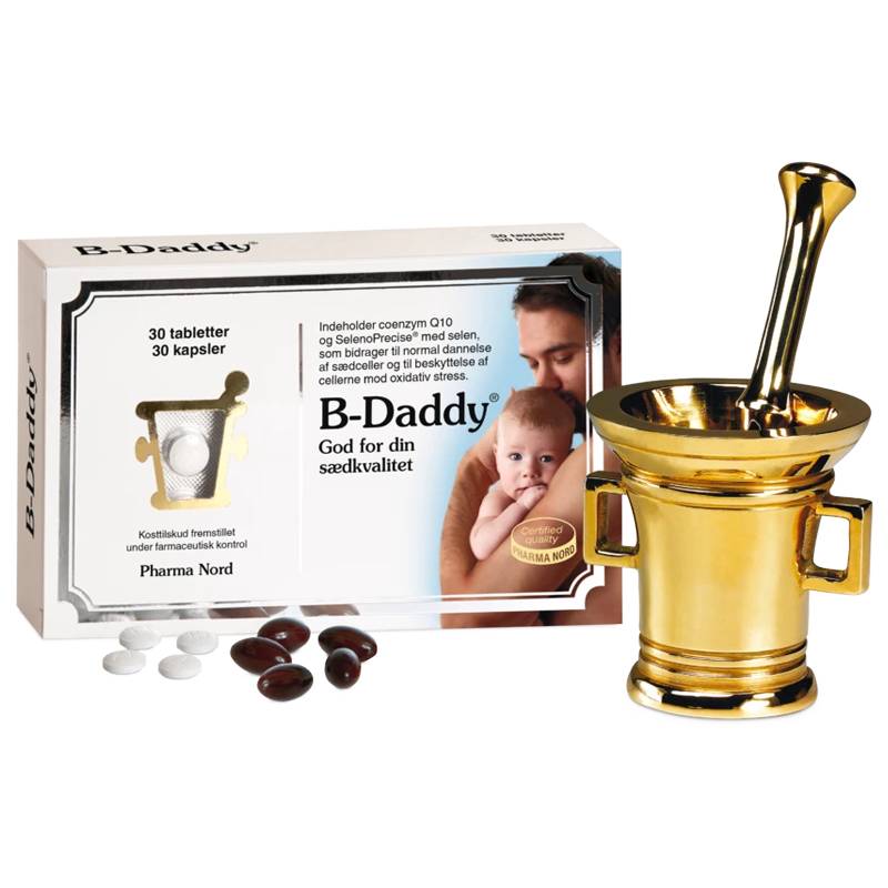 Pharma Nord B-Daddy - Kosttilskud, Der Støtter Produktionen Af Normale Sædceller. 60 Tabletter