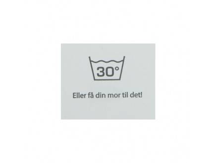 Label Vask 30 Grader Hvid - 1 Stk - Diverse