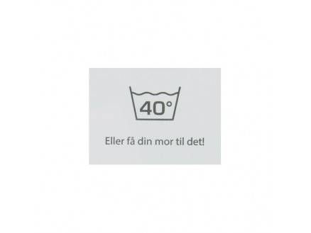 Label Vask 40 Grader Hvid - 1 Stk - Diverse