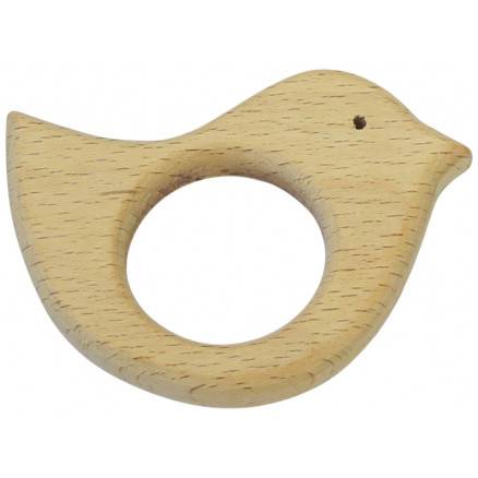 Træring Fugl 7,1x5,3cm - 1 Stk - Diverse