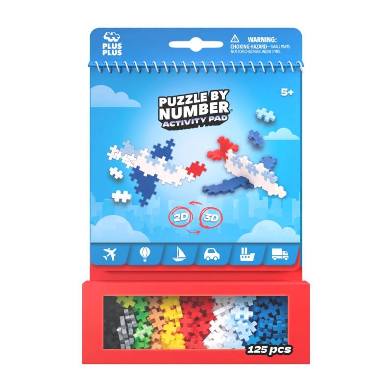Plus-Plus Activity Pad  -  Transportation - Plus Plus