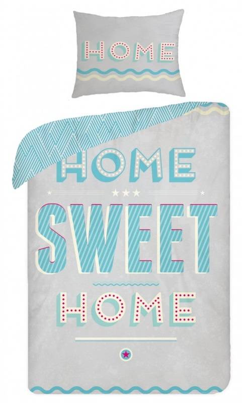 Home Sweet Home 2i1 Design Sengetøj - 100 Procent Bomuld