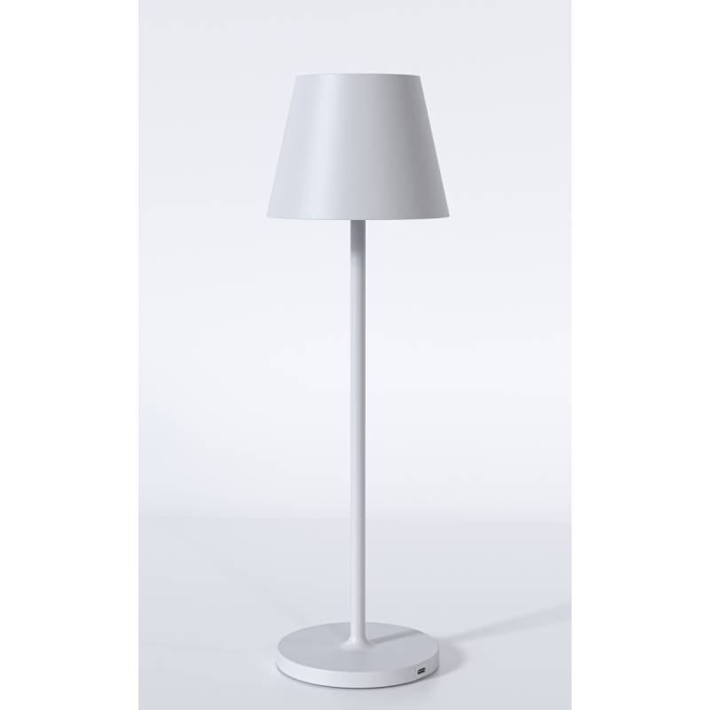 Batteri Bordlampe Usb Calida Mini Hvid - Sunflux