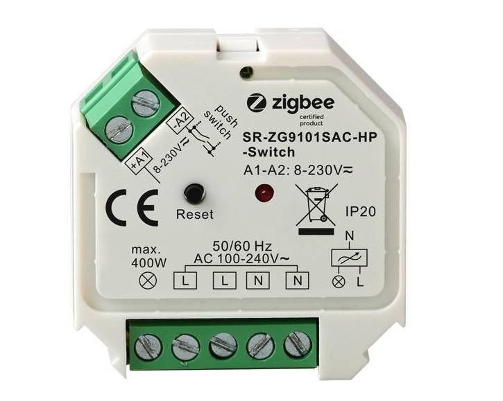 Zigbee Switch 400w ( Kan Bruges Sammen Med Phillips Hue) - Sunflux