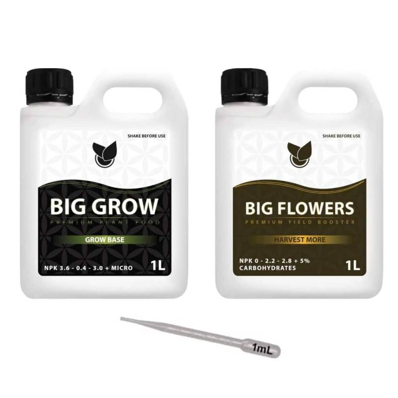 Big Plant Science , Big Flower, Big Grows Flydende Gødning Tilbud - Big-Plant-Science