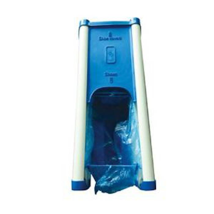 Dispenser Til Skoovertræk, Blå, 55x23x18,5 Cm, Inkl. 50 Skoovertræk - Basis
