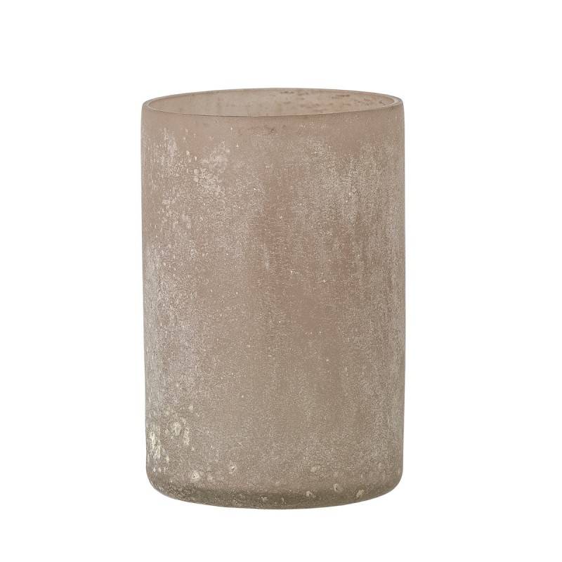 Fyrfadsstage "macha" Lys Lilla Glas - Bloomingville 9x6 Cm