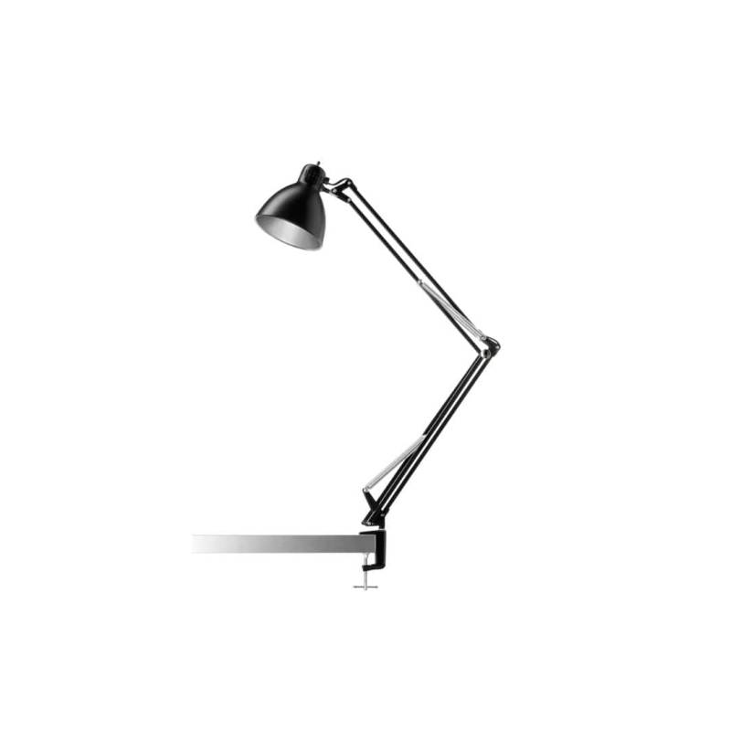 Archi T1 Junior Bordlampe Med Klemme Mat Sort - Nordic Living