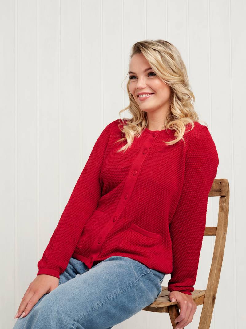 Skovhuus Kvinde Isabella Cardigan Roccoco Red Xxl