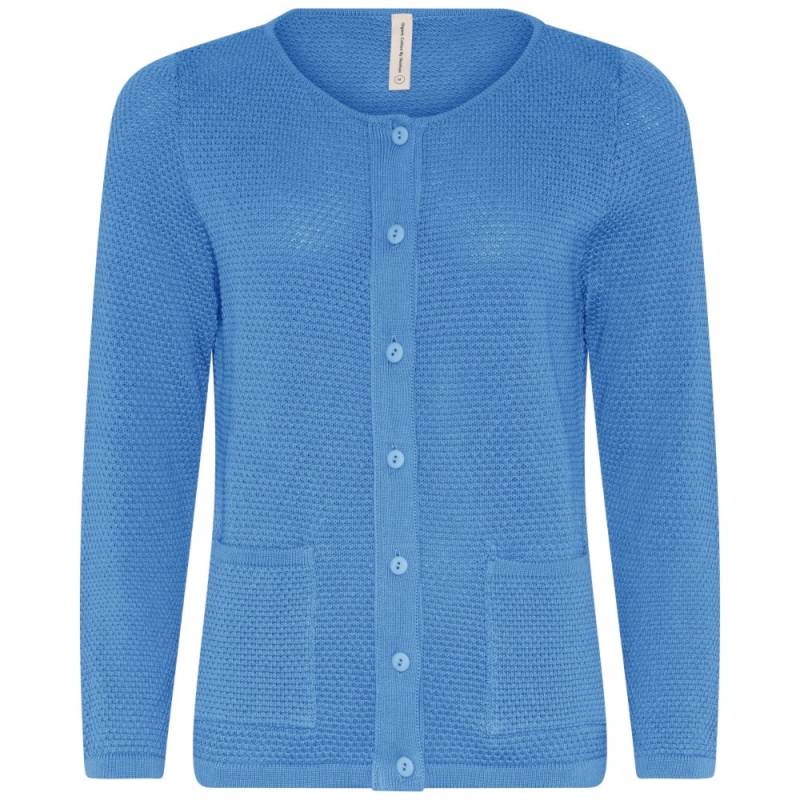 Skovhuus Kvinde Isabella Cardigan Horizon Blue Xxl