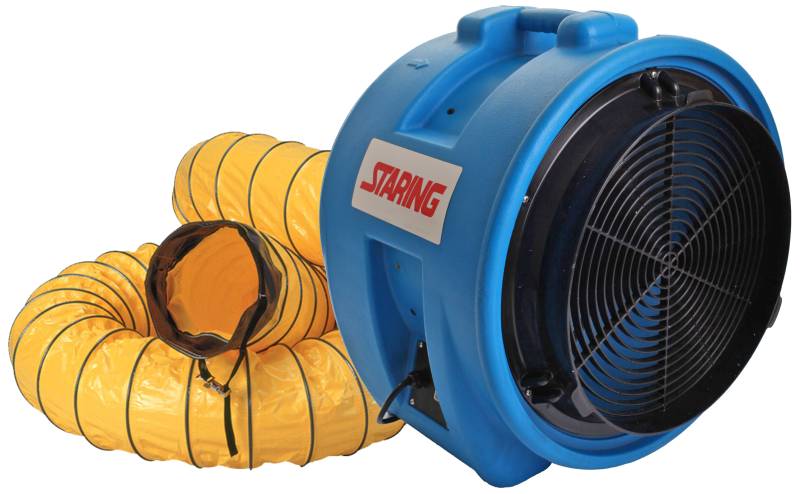 Ventilator Vaf-400 120kbm/Min M/7,6m 400mm Flexsl. - Staring