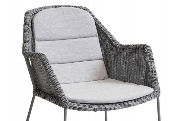 Cane-Line Hynde Til Breeze Stol M/Armlæn - Light Grey Natté
