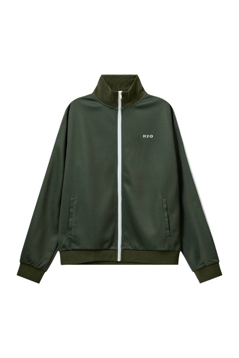 H2o - Jakke - Select Tracksuit Zip Jacket - Thyme Army