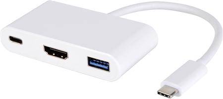 Usb C Han Til Usb 3.0/Hdmi/Usb3.1 Hun - Microconnect