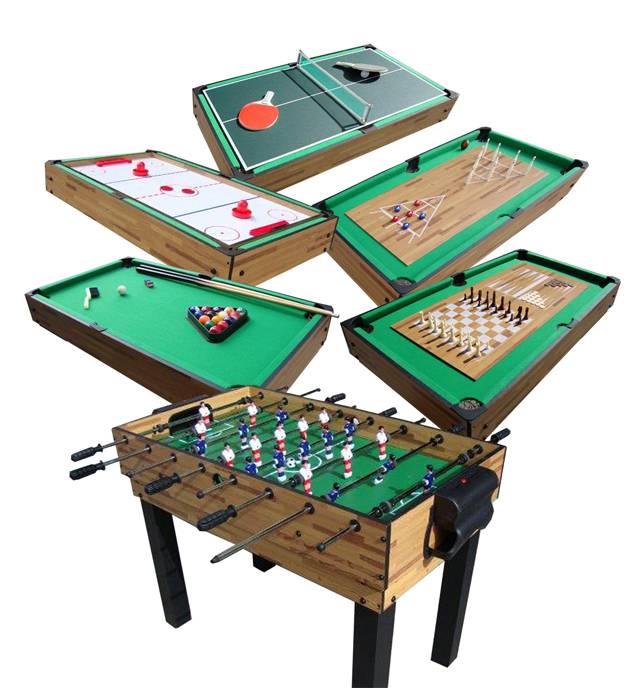 Megaleg Multibord 9i1 (fodbold / Pool / Hockey / Tennis M.v.)