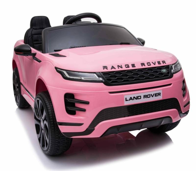 Range Rover Evoque Elbil Til Børn Pink M/Lithium + 4xmotor + Gummihjul - Megaleg