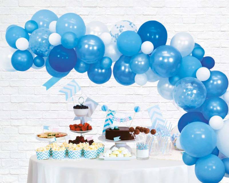Ballonbue Deco Set - Blå - Festkassen