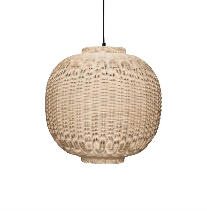Chand - Rund Loftslampe I Rattan - Chand - ø45 - Hübsch Interiør