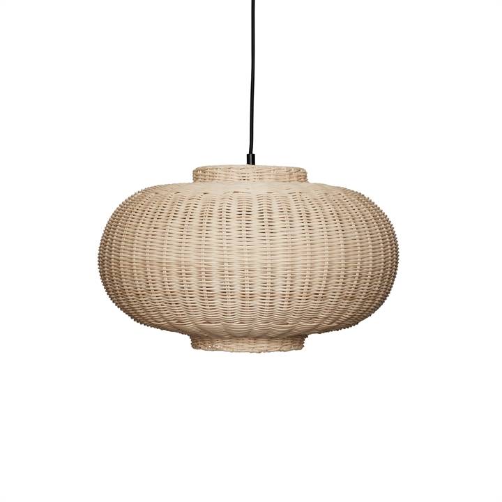 Chand - Oval Loftslampe I Rattan - Chand - ø45 - Hübsch Interiør