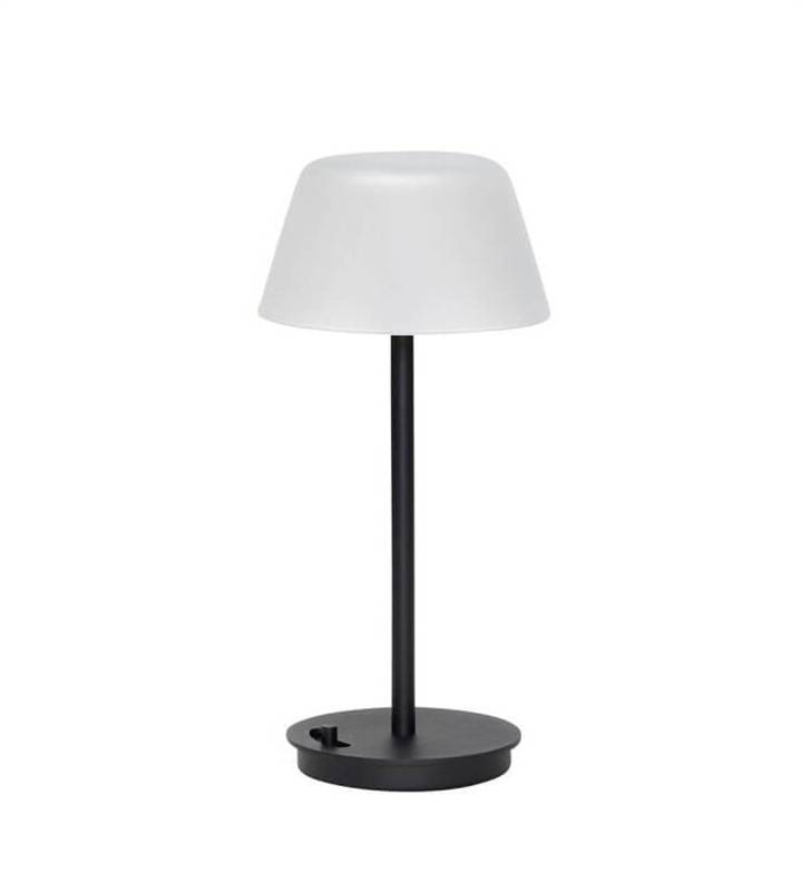 Salon Bordlampe / Batterilampe, Sort - Hübsch