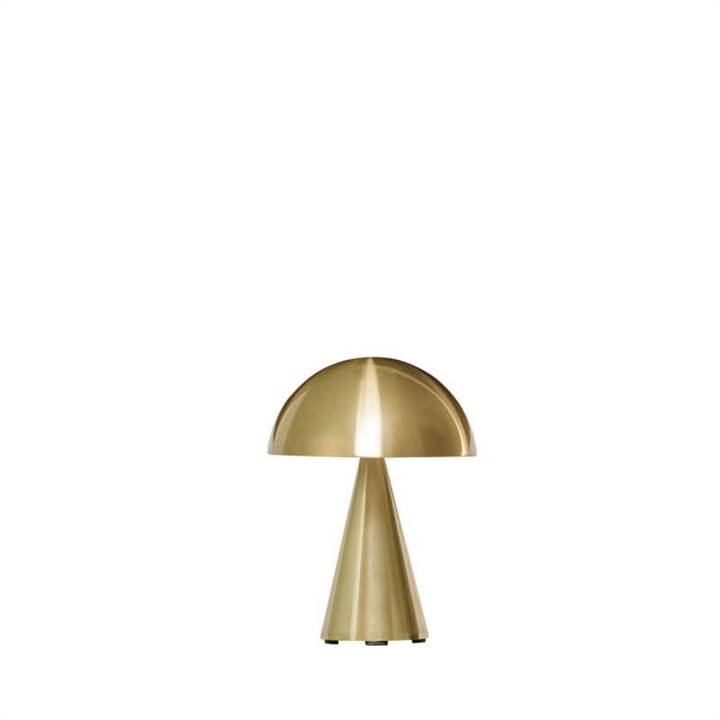 Mush Portable Bordlampe / Batterilampe, Messing - Hübsch