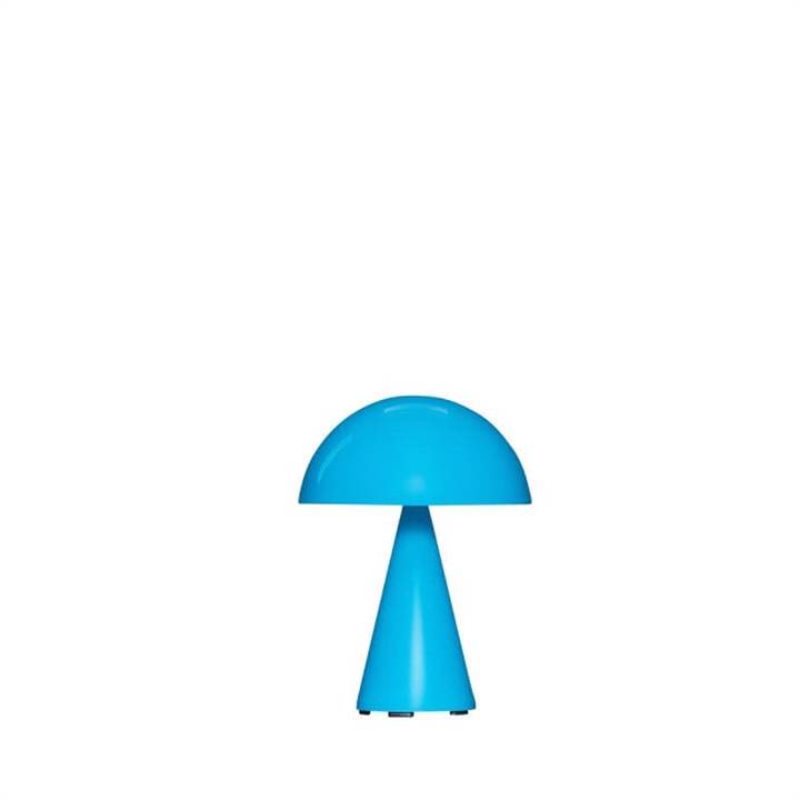 Mush Portable Bordlampe / Batterilampe, Blå - Hübsch