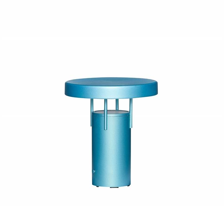 Bringme Portable Bordlampe / Batterilampe Mini, Metallic Turquoise - Hübsch