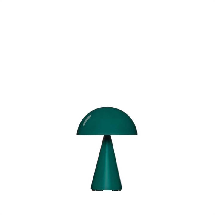 Mush Portable Bordlampe / Batterilampe, Mørkegrøn - Hübsch