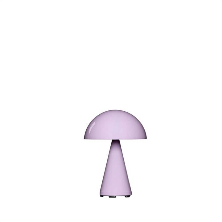 Mush Portable Bordlampe / Batterilampe, Lys Pink - Hübsch