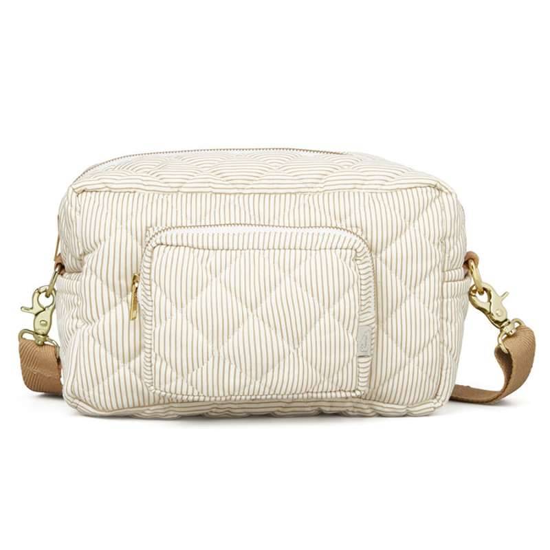 Cam Cam Copenhagen Pusletaske - Lille - Ocs - Classic Stripes Camel