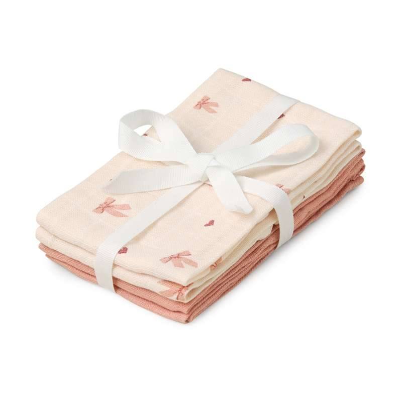 Cam Cam Copenhagen Vaskeklude - 4-Pak - Gots - Bows