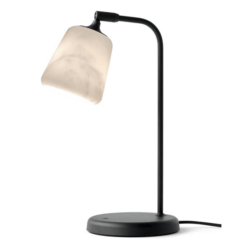 Material Bordlampe "the Black Sheep" Hvid Marmor - New Works