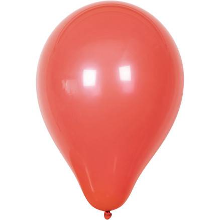 Balloner, Runde, Diam. 23 Cm, Rød, 10stk./ 1 Pk. - Diverse