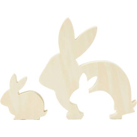 2i1 Figur, H: 5+10,5 Cm, D: 1,2 Cm, B: 5+10 Cm, 1 Sæt - Diverse
